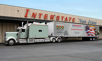 Wreaths Across America Truck Blue Sky