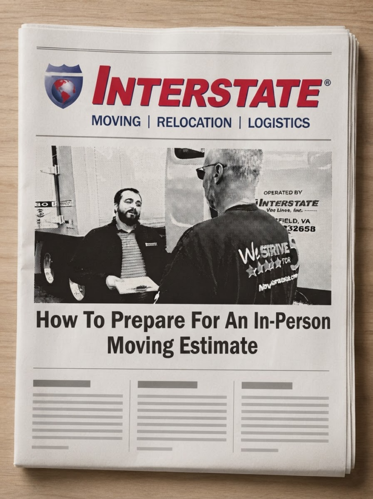 How To Prepare For An In-Person Moving Estimate